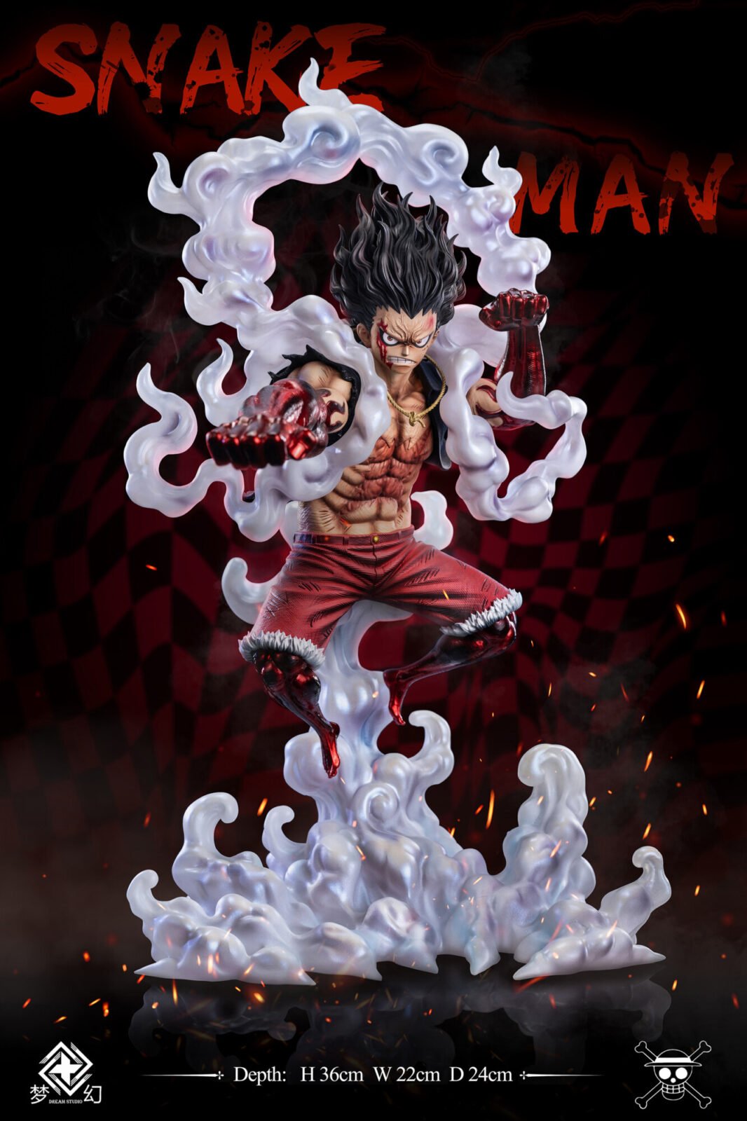 Dream Studio One Piece Luffy Snakeman POP (1)