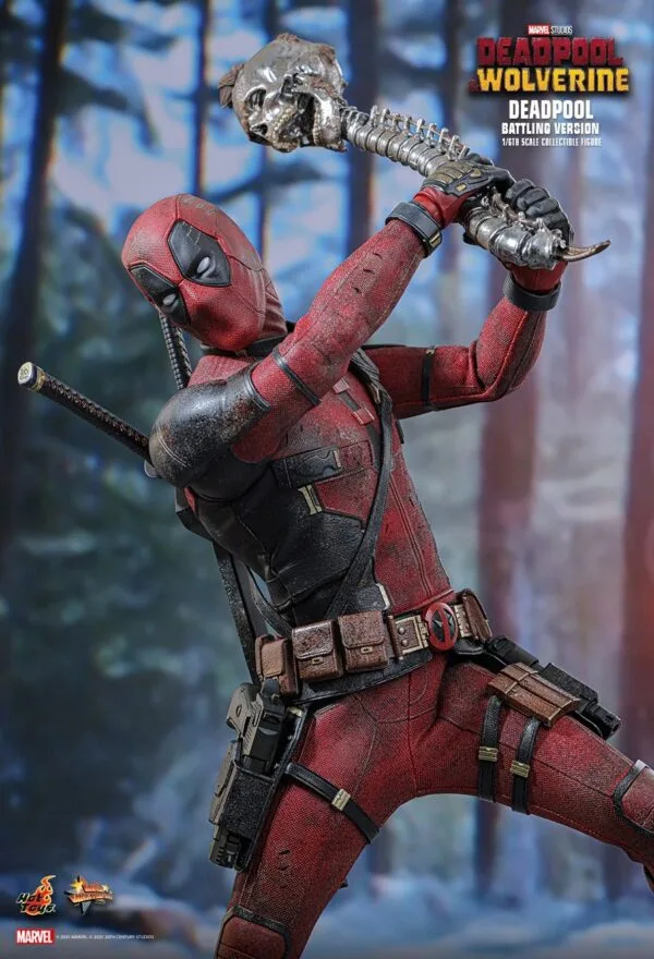 Hot Toys - Deadpool vs Wolverine - Deadpool (Battling) - Yardrat Shop