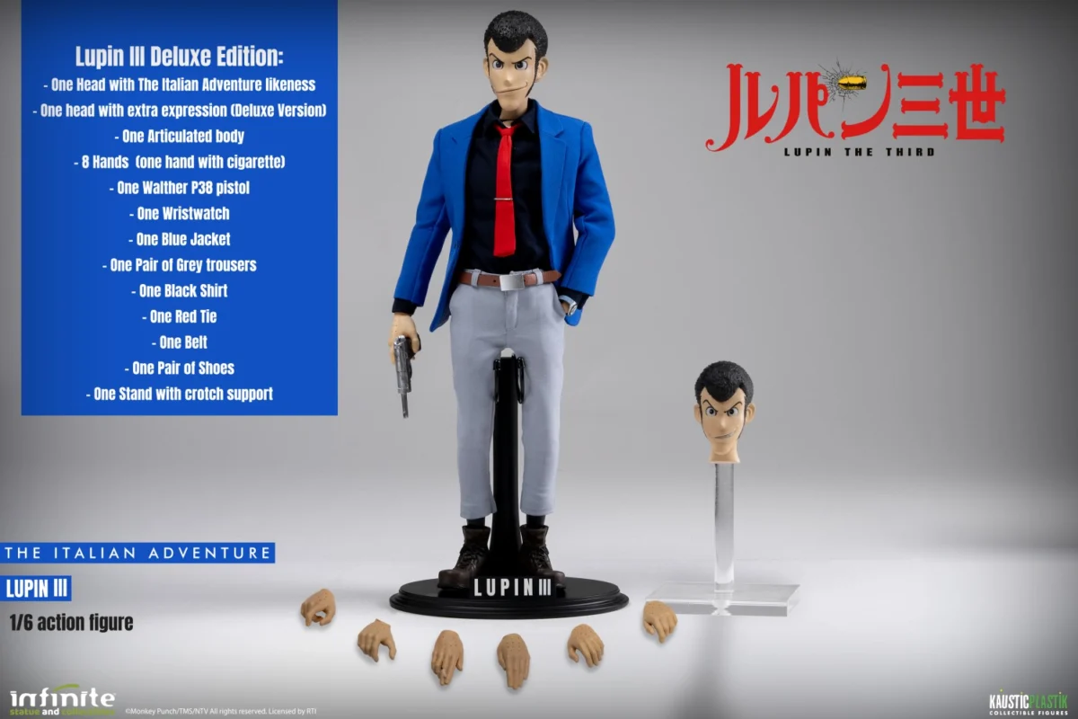 Kaustik Plastik Lupin The 3rd – Figura Articulada 1/6 de Lupin