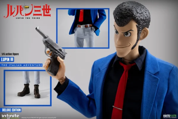 Kaustik Plastik Lupin The 3rd – Figura Articulada 1/6 de Lupin