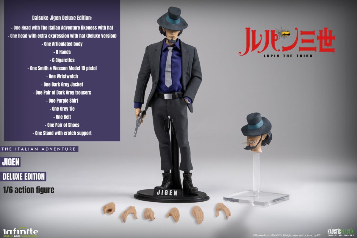 lupin the 3rd the italian adventure 16 action figure daisuke jigen deluxe edition 2