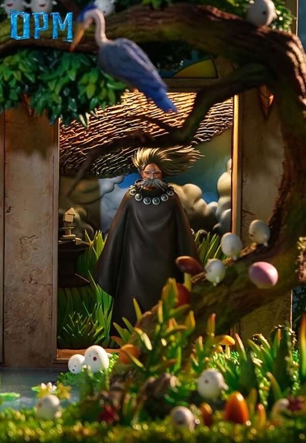 opm el chico y la garza diorama estatua resina.jpg1