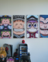 zor studio cuadro dr slump penguin village canvas marco.jpg1