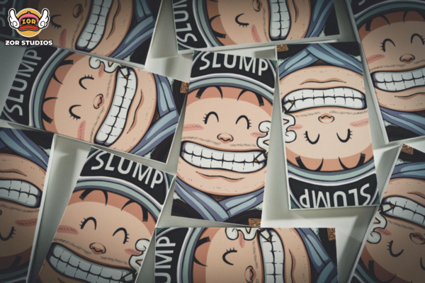 zor studio cuadro dr slump penguin village canvas marco.jpg4