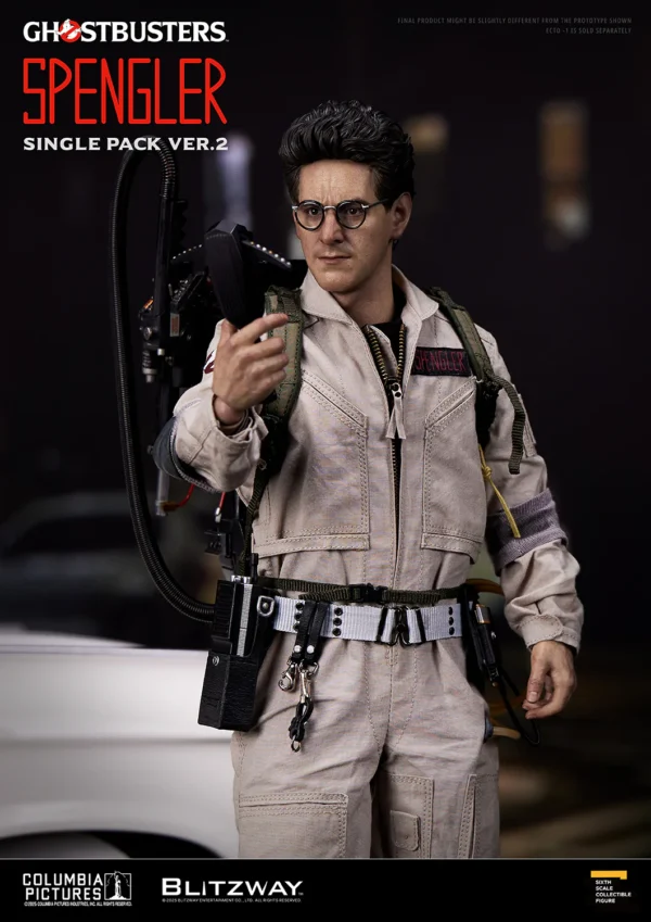 Blitzway Ghostbusters Spengler 1 6 Scale Action Figure Ver2 PKE Meter Pose.jpg