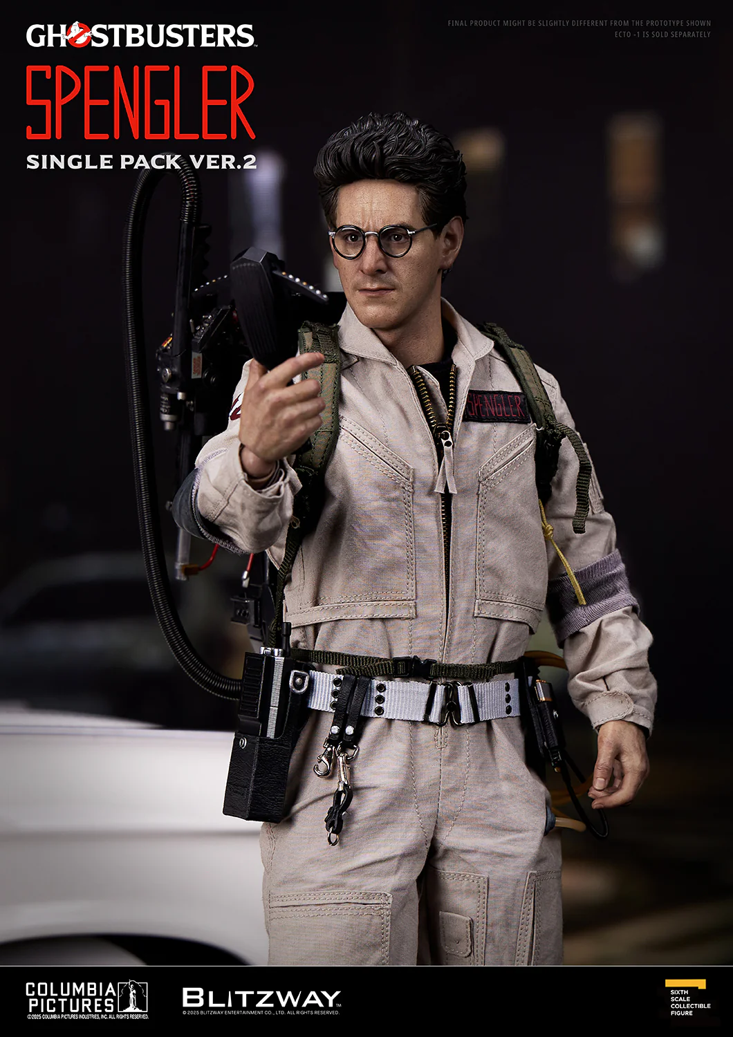 Blitzway Ghostbusters Spengler 1 6 Scale Action Figure Ver2 PKE Meter Pose.jpg
