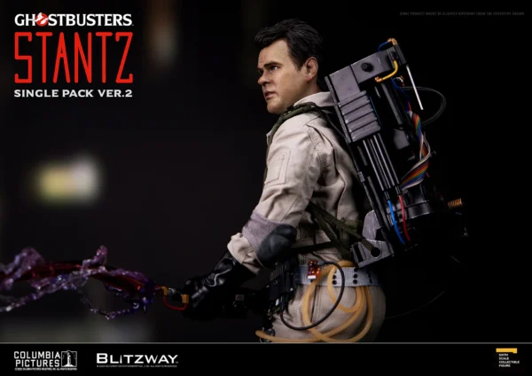 blitzway ghostbusters ray stantz ver2 1 6 action figure side view proton pack.jpg