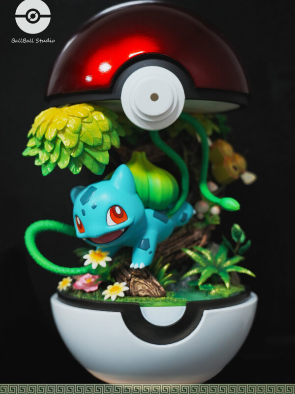 bulbasaur ballball studio estatua resina pokemon2