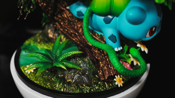 bulbasaur ballball studio estatua resina pokemon4