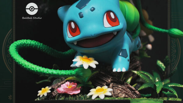 bulbasaur ballball studio estatua resina pokemon8