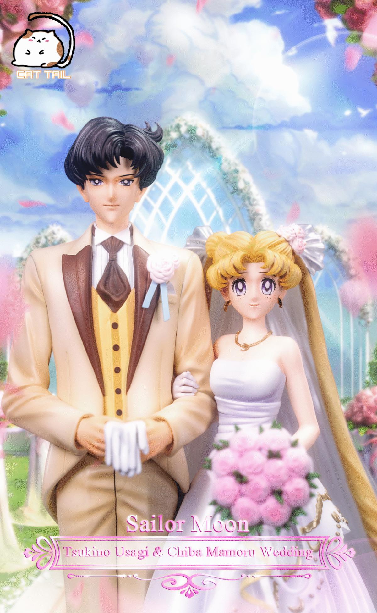 cat tail sailor moon usagi mamoru boda 163