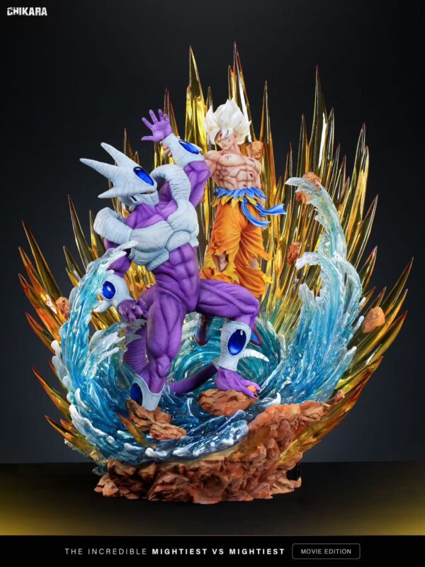 cooler vs goku ssj dragon ball z estatua chikara studio11