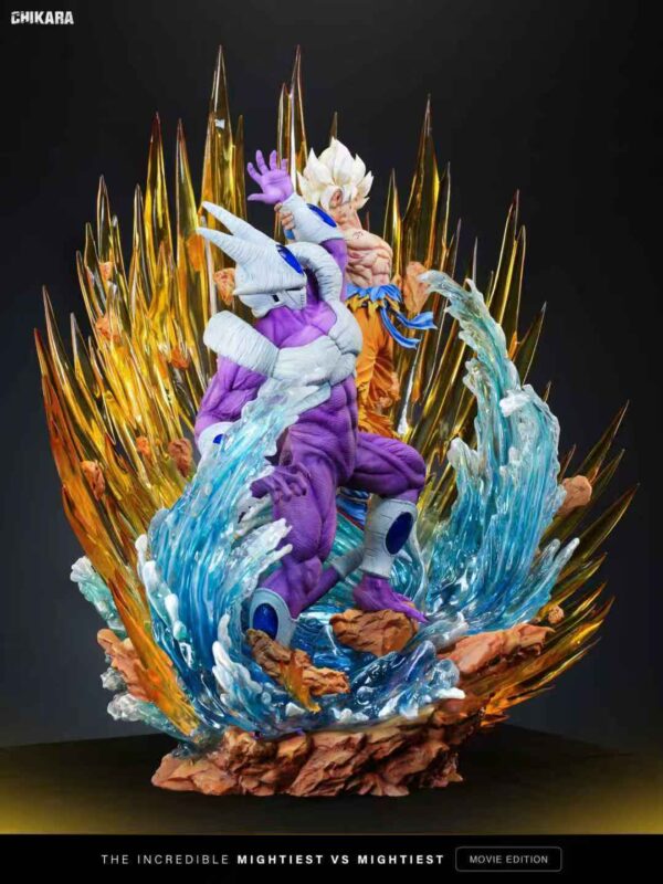 cooler vs goku ssj dragon ball z estatua chikara studio12