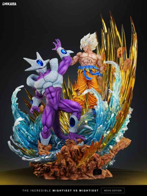 cooler vs goku ssj dragon ball z estatua chikara studio2