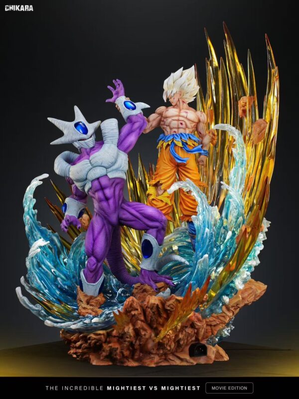 cooler vs goku ssj dragon ball z estatua chikara studio7