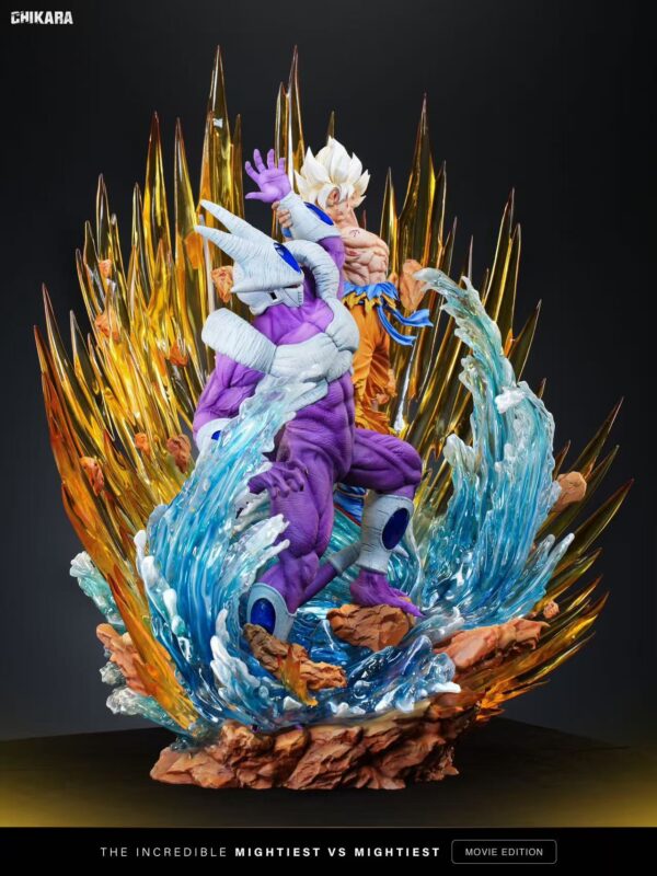 cooler vs goku ssj dragon ball z estatua chikara studio8