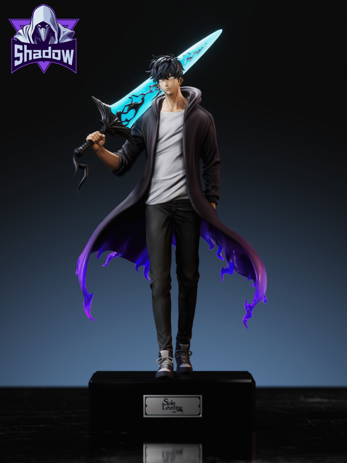 estatua sung jin woo shadow studio solo leveling escala 1 61