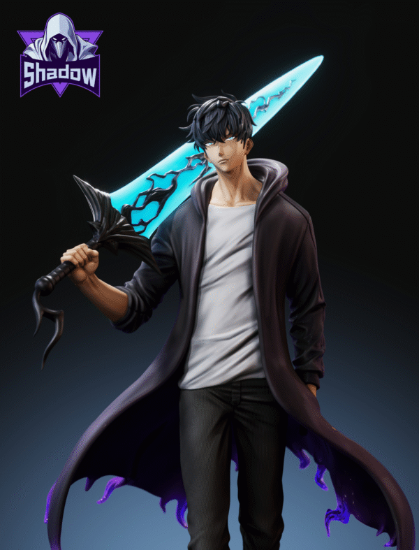 estatua sung jin woo shadow studio solo leveling escala 1 65