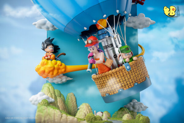 goku amigos globo dragon ball resina3