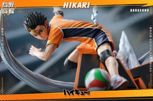 hikari studio haikyuu daichi nishinoya estatua resina 1 64