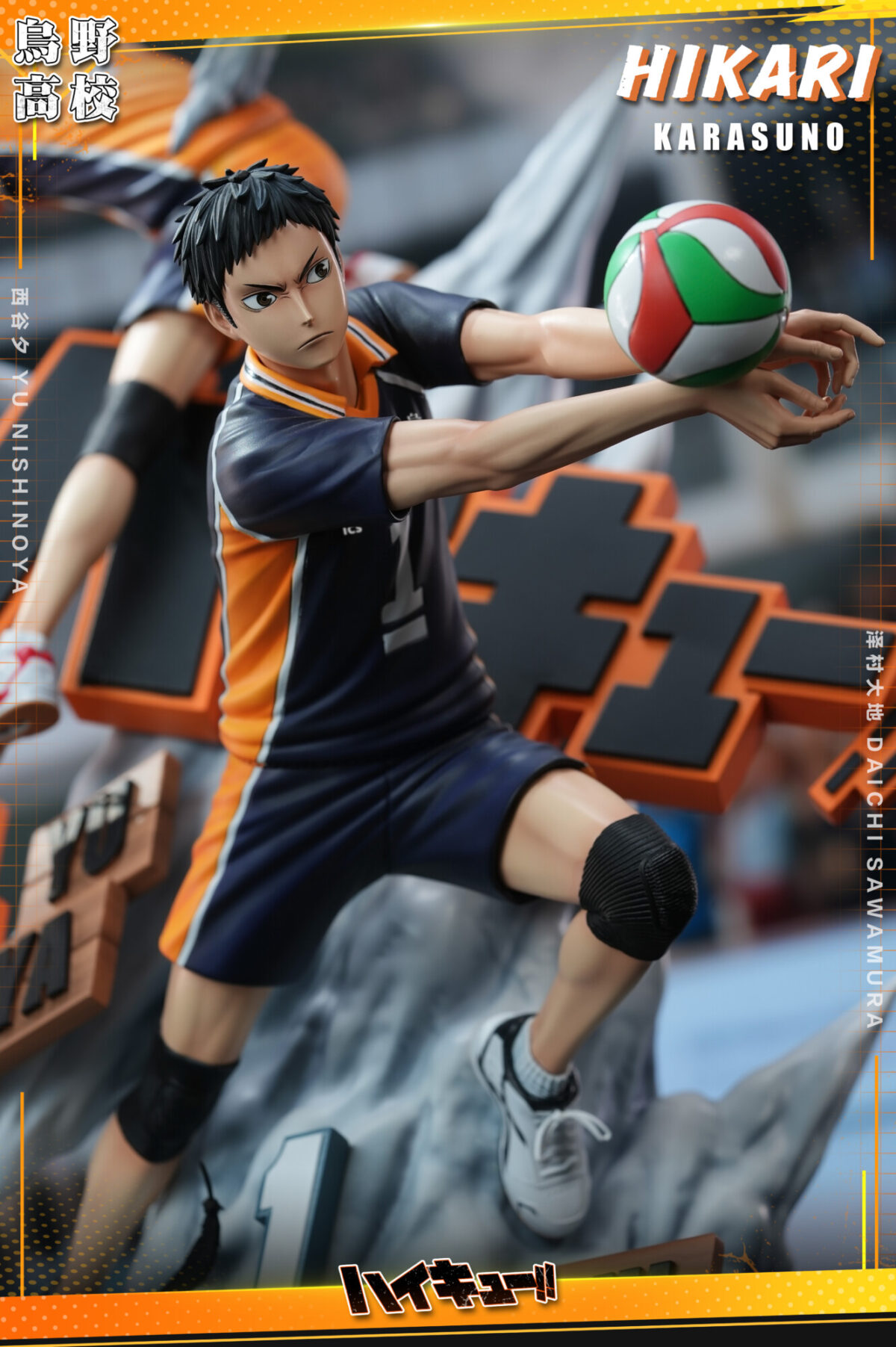 hikari studio haikyuu daichi nishinoya estatua resina 1 65