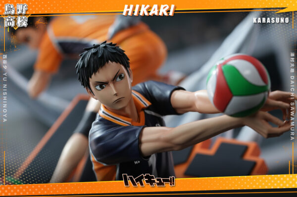 hikari studio haikyuu daichi nishinoya estatua resina 1 67