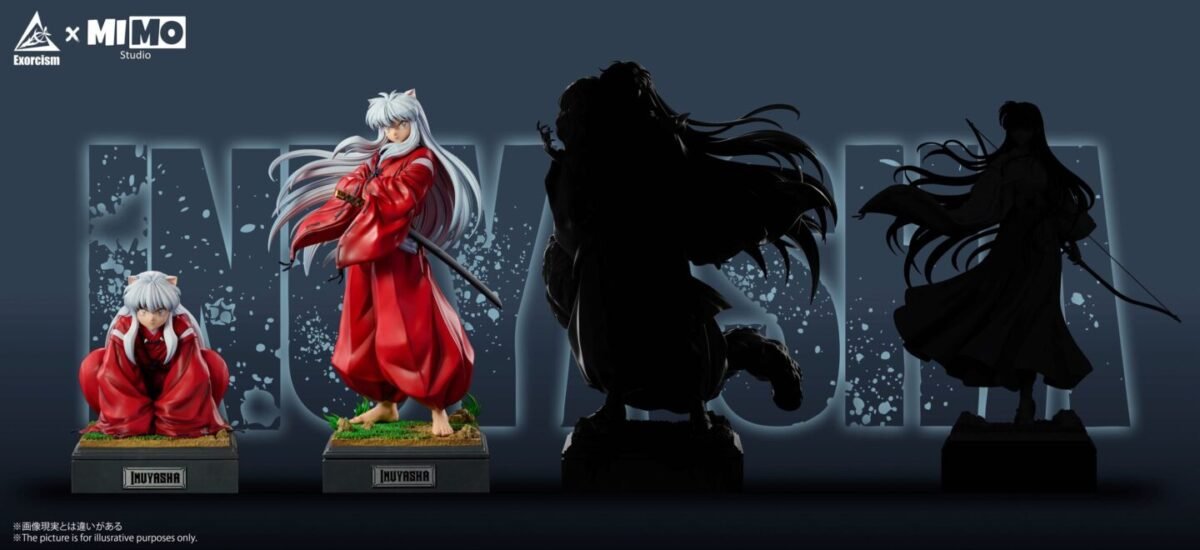inuyasha estatua resina mimo studio 1 64