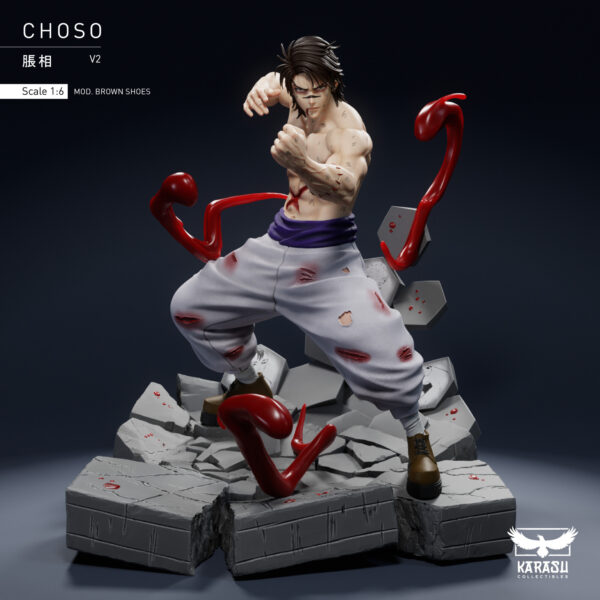 karasu collectibles choso kamo jujutsu kaisen estatua resina 1 612