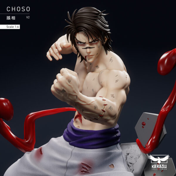 karasu collectibles choso kamo jujutsu kaisen estatua resina 1 613