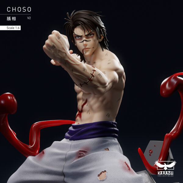karasu collectibles choso kamo jujutsu kaisen estatua resina 1 614