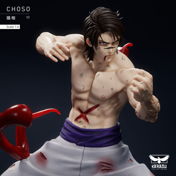 karasu collectibles choso kamo jujutsu kaisen estatua resina 1 62