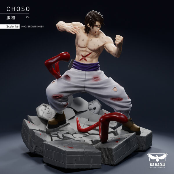 karasu collectibles choso kamo jujutsu kaisen estatua resina 1 65