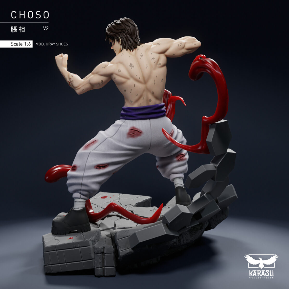 karasu collectibles choso kamo jujutsu kaisen estatua resina 1 69