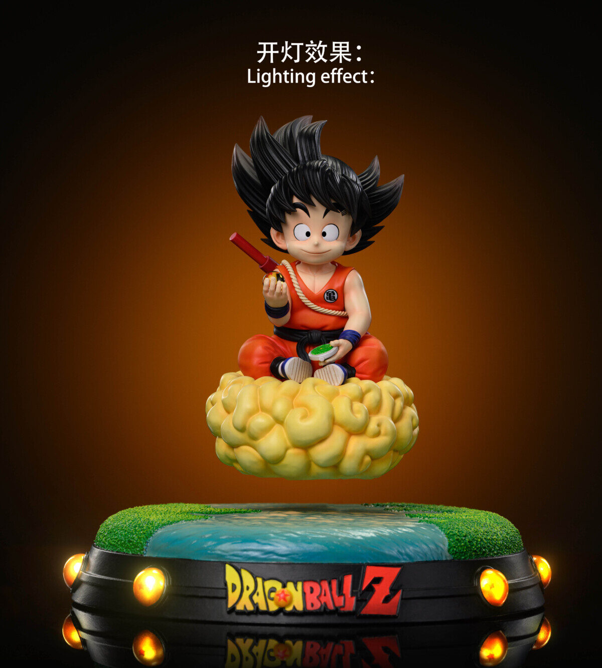 kid goku volando cpr studio dragon ball estatua resina2