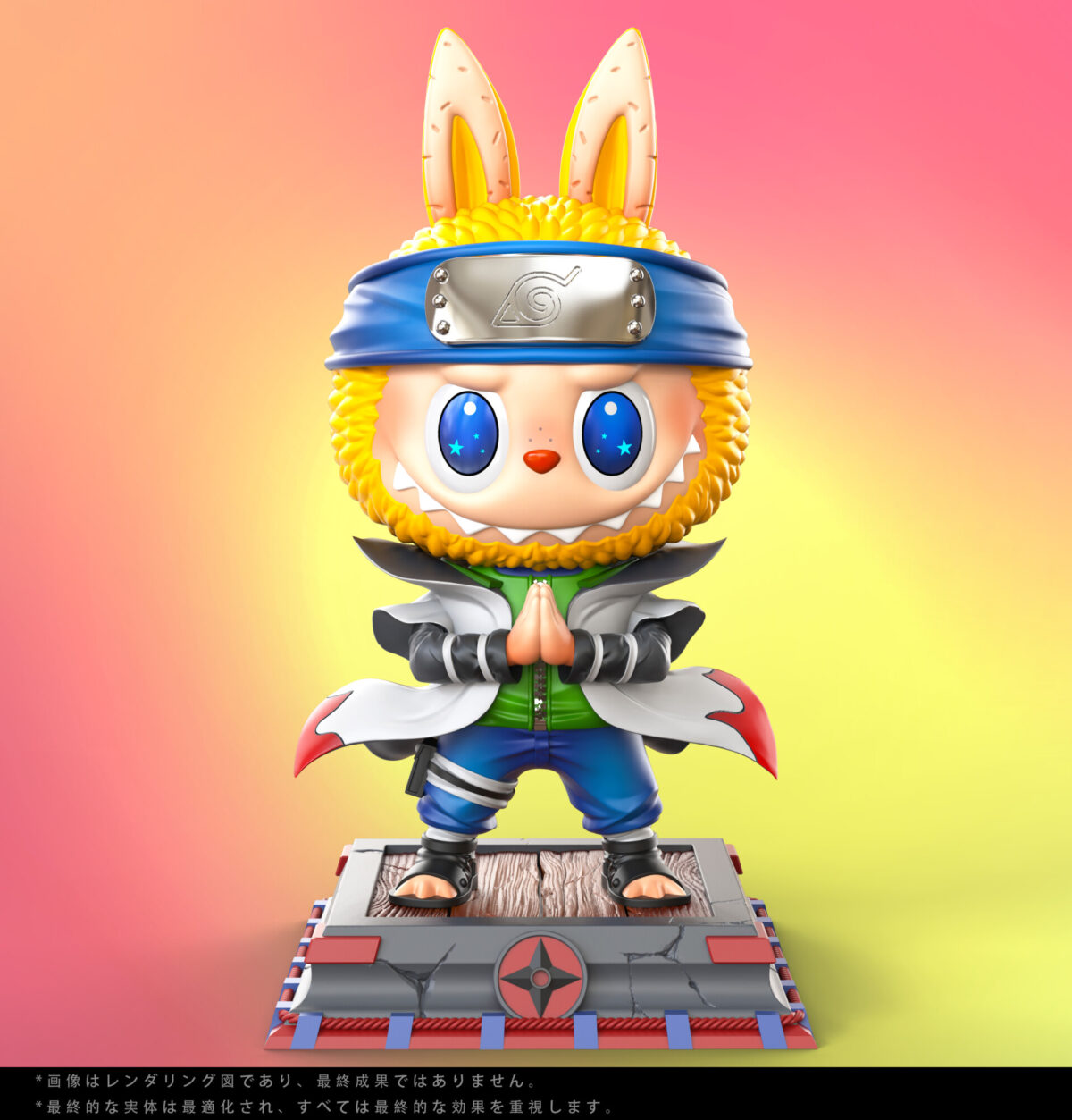 kok studio labubu minato bubu estatua resina4