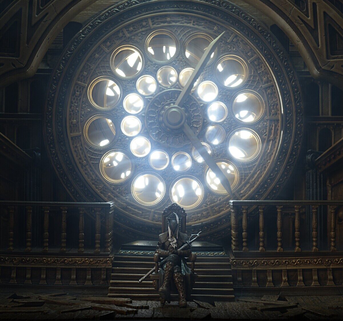lady maria bloodborne estatua 1 18 torre reloj astral4