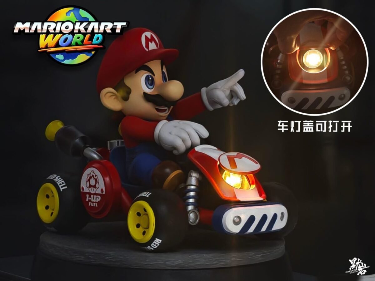mario kart world estatua resina moreno studio2