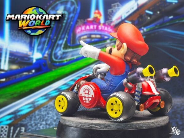 mario kart world estatua resina moreno studio3