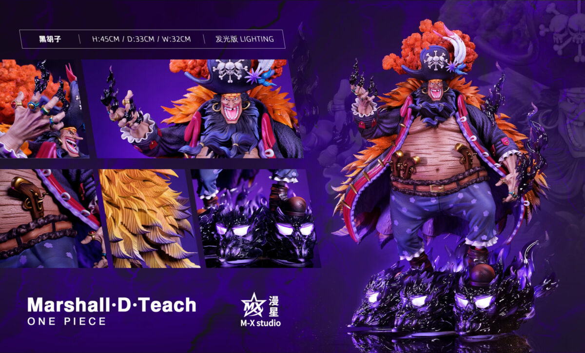 marshall d teach barbanegra estatua 1 6 mx studio one piece7