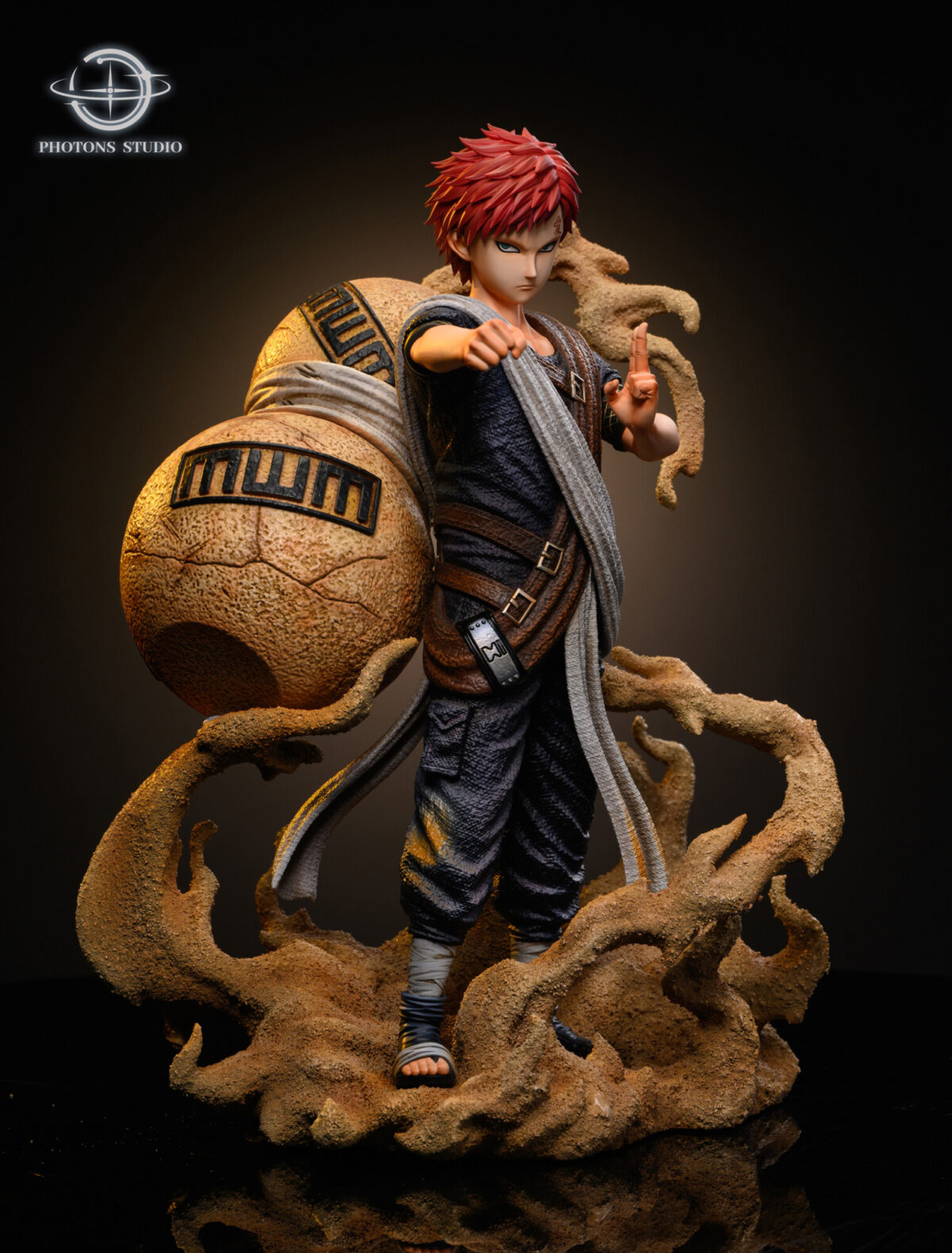 photons studio gaara naruto estatua 1 6 resina2
