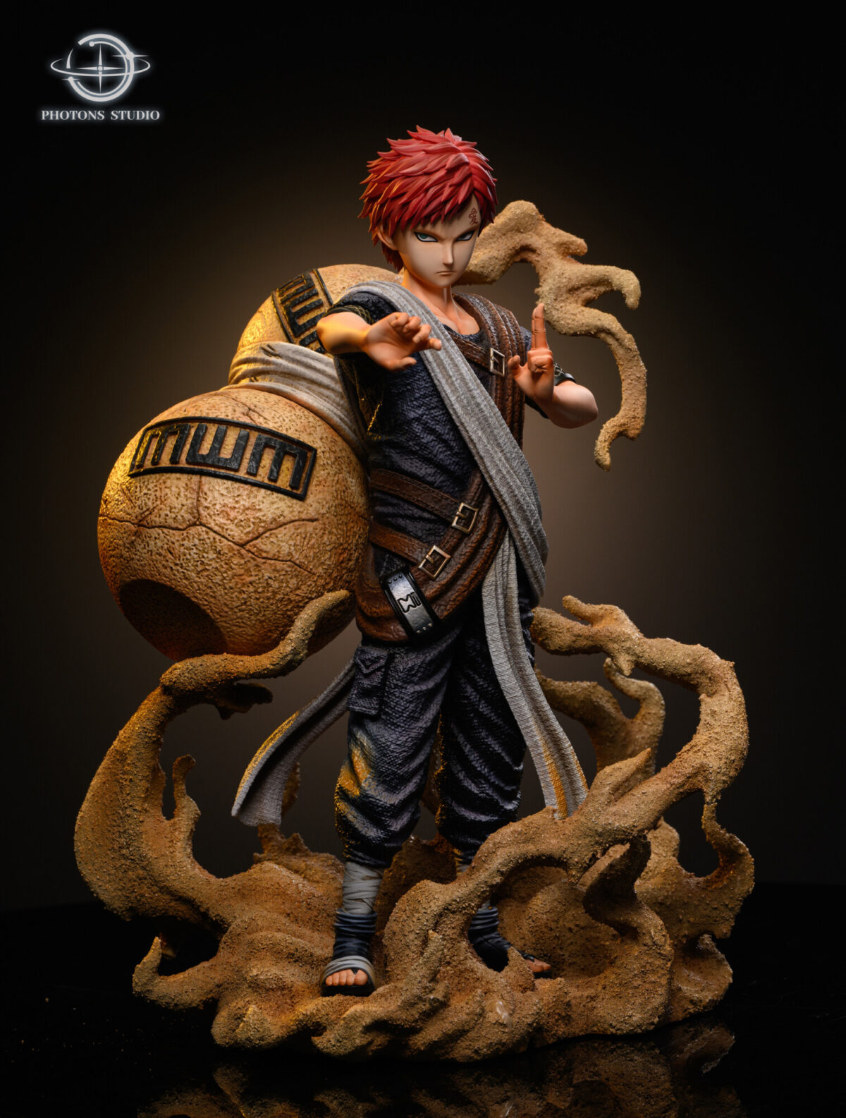 photons studio gaara naruto estatua 1 6 resina5