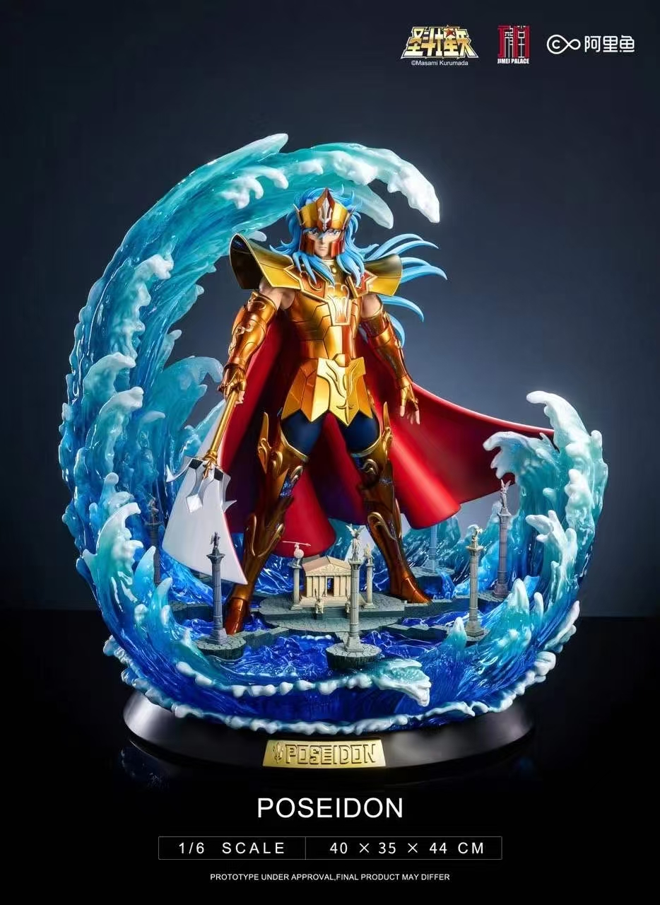 poseidon saint seiya jimei palace estatua 1 65
