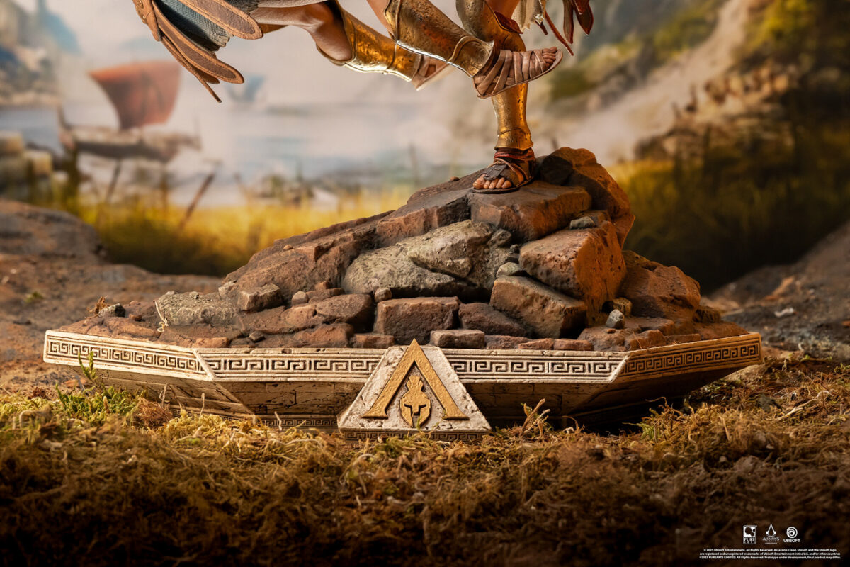 pure arts assassins creed spartan kick estatua 1 61