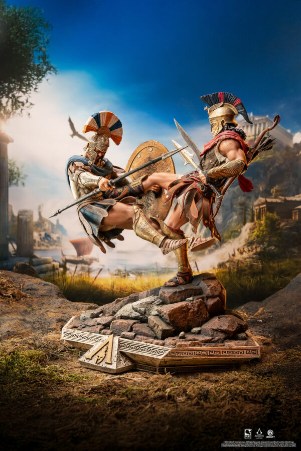 pure arts assassins creed spartan kick estatua 1 66
