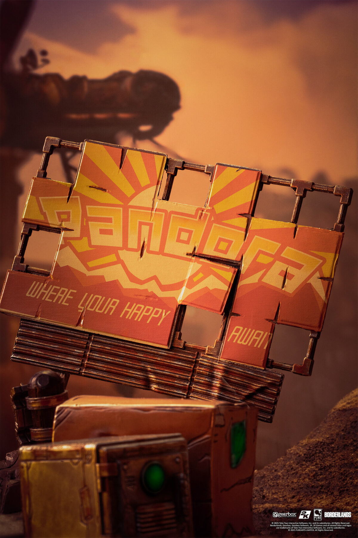 pure arts borderlands psycho bandit claptrap estatua 1 65