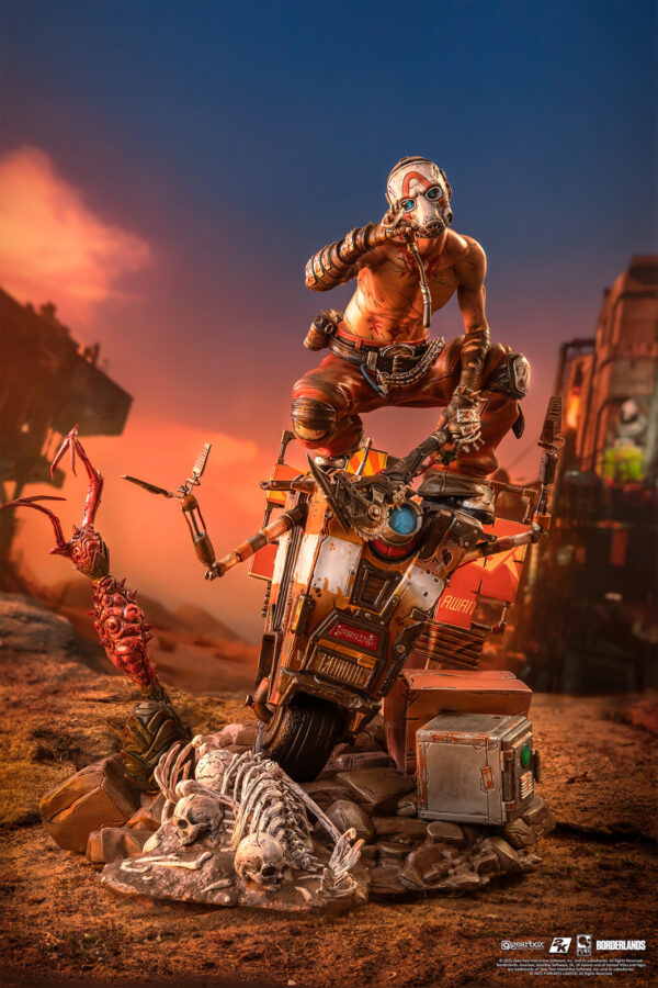 pure arts borderlands psycho bandit claptrap estatua 1 66