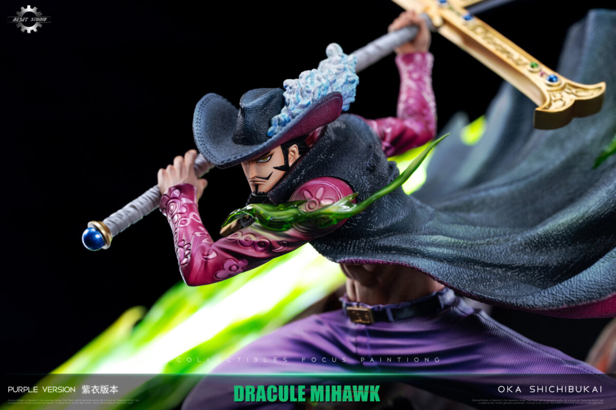 reset studio dracule mihawk one piece estatua resina pop4