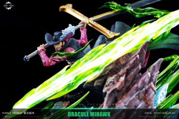 reset studio dracule mihawk one piece estatua resina pop9
