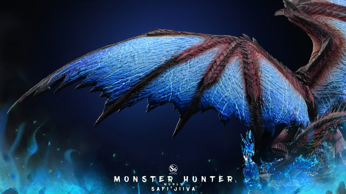 safi jiiva s6 studio monster hunter estatua resina5