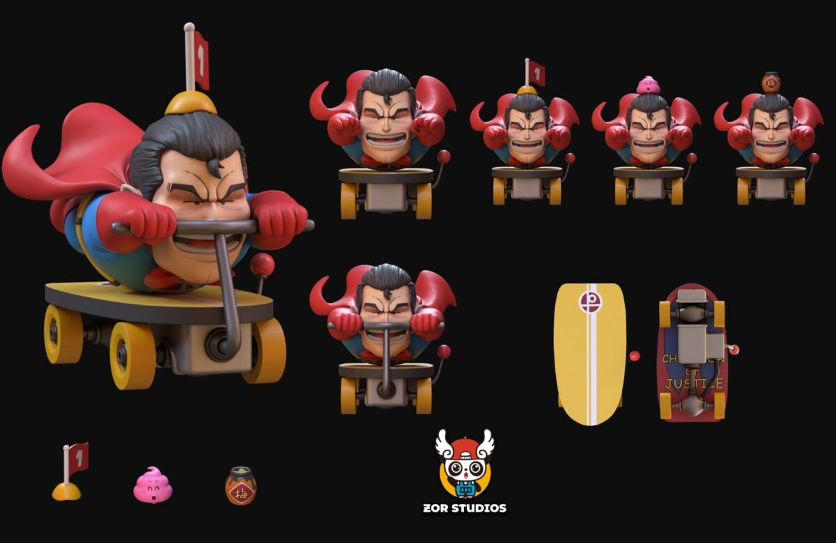 suppaman dr slump zor studios estatua resina5